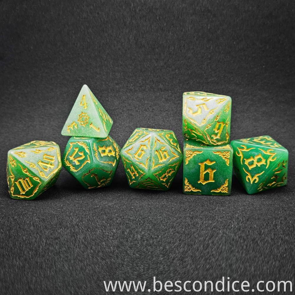 Designer Dice Oversized Treasures Gemstone Dnd Dice 1